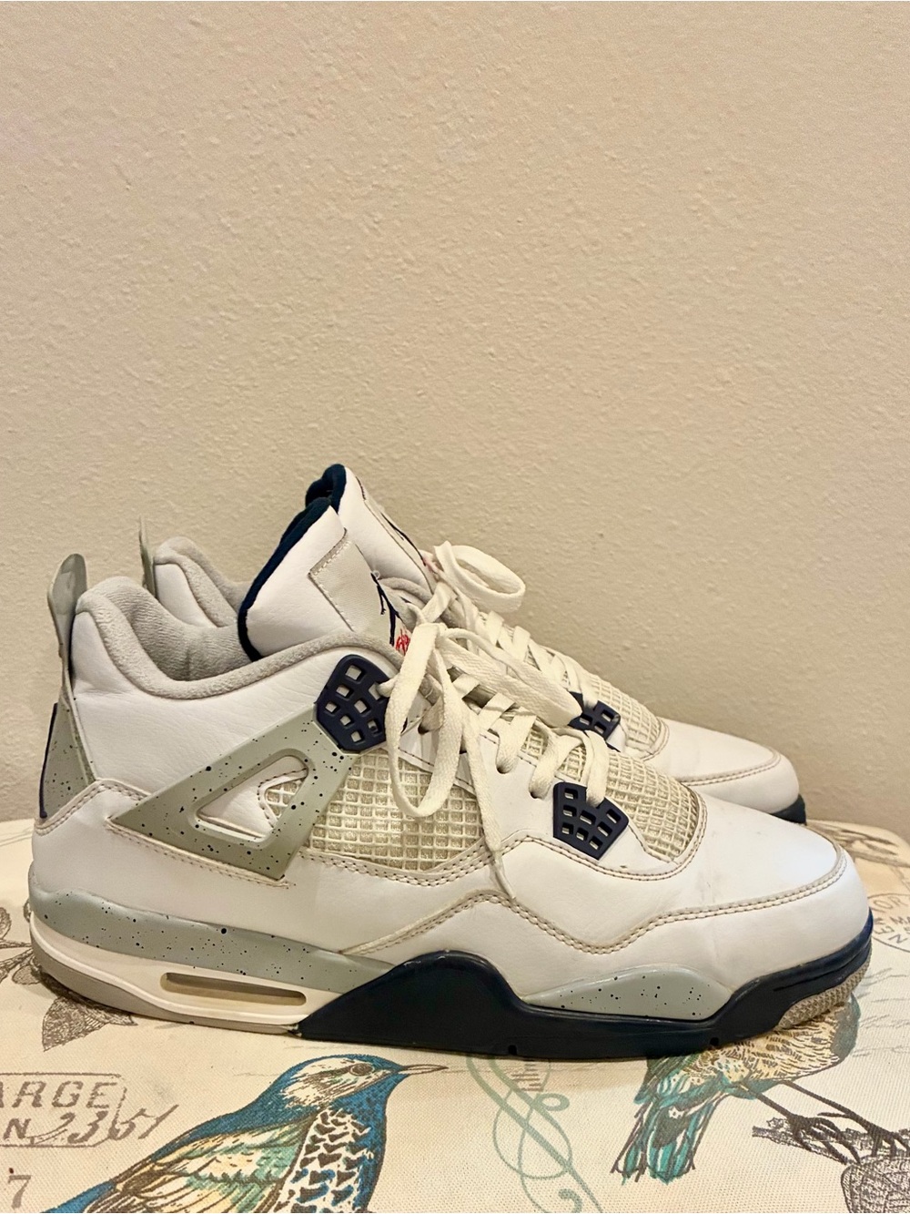 Air Jordan 4 Retro Shoes Midnight Blue Men’s 11.5